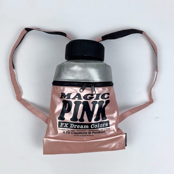 Vintage Handbags - Vintage 90s FX Dream Colors Paint Tube Backpack